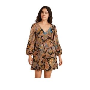 Sanctuary Girls Day Out Dress In Tapestry Print Anthropologie Boho Size Large